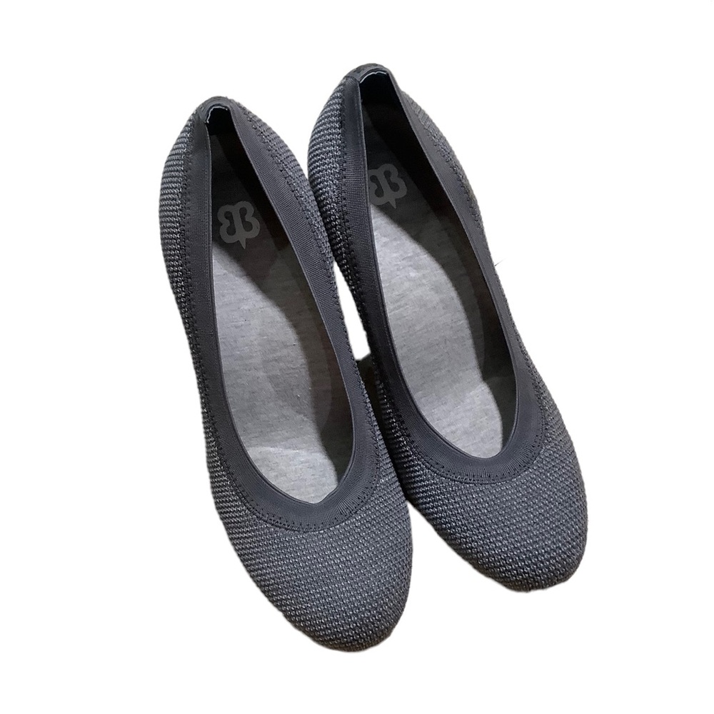Betabrand Grey Late to the Gate Comfort Heels - Picture 2 of 7